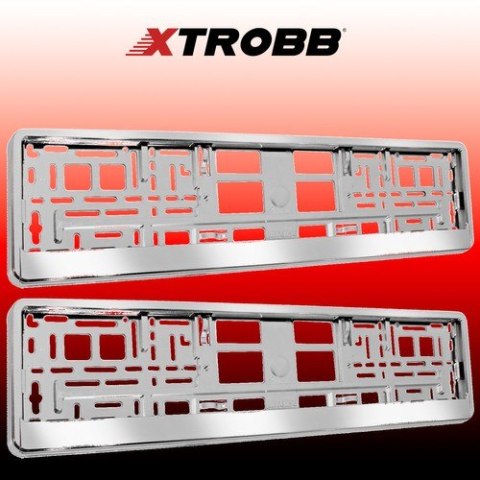 Ramka pod tablice rejestracyjną 2szt. Xtrobb 22048 Xtrobb Ramka pod tablice rejestracyjną 2szt. Xtrobb 22048 Xtrobb