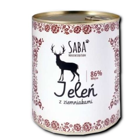 SABA Konserwa 86% jelenia z ziemniakami 850 g SABA SABA Konserwa 86% jelenia z ziemniakami 850 g SABA