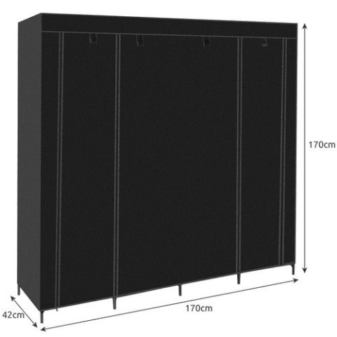 Szafa materiałowa składana 170x170cm Ruhhy 23740 Ruhhy