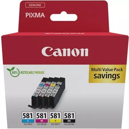 Multipack CLI-581 C/M/Y/BK 2103C007 Multipack CLI-581 C/M/Y/BK 2103C007