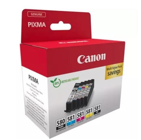 Multipack PGI-580/CLI-581 PGBK/C/M /Y/BK 2078C007 Multipack PGI-580/CLI-581 PGBK/C/M /Y/BK 2078C007
