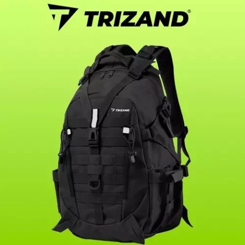 Plecak militarny/ turystyczny czarny Trizand 20534 Plecak militarny/ turystyczny czarny Trizand 20534