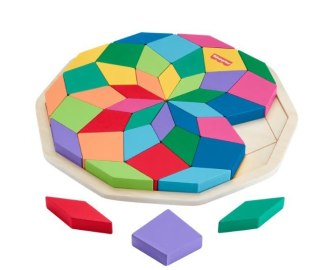 Wood Mandala Układanka Puzzle
