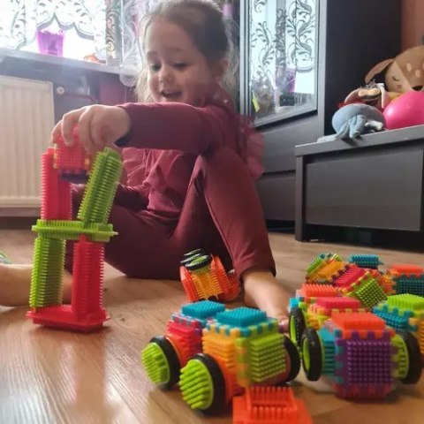 Klocki konstrukcyjne- jeżyki 192szt. Kruzzel 20376 Kruzzel Klocki konstrukcyjne- jeżyki 192szt. Kruzzel 20376 Kruzzel