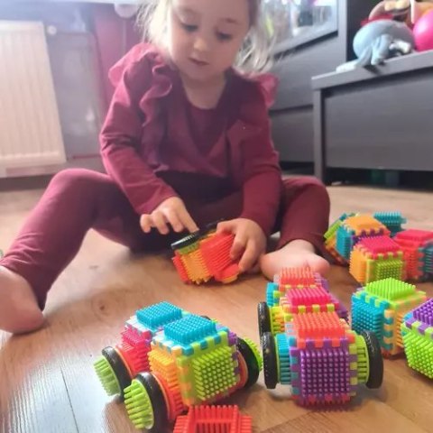 Klocki konstrukcyjne- jeżyki 192szt. Kruzzel 20376 Kruzzel Klocki konstrukcyjne- jeżyki 192szt. Kruzzel 20376 Kruzzel