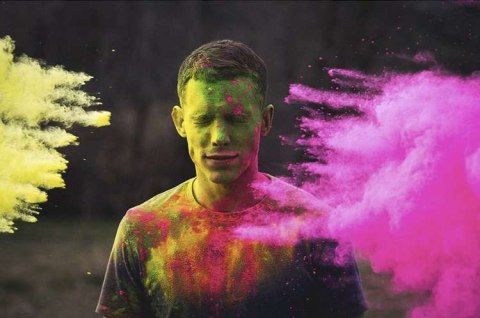 Kolorowy proszek Holi- zestaw 6x100g Holi Cow