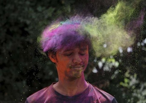 Kolorowy proszek Holi- zestaw 6x100g Holi Cow
