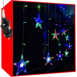 Kurtyna świetlna 108LED - multikolor 31V KŚ11319 Iso Trade