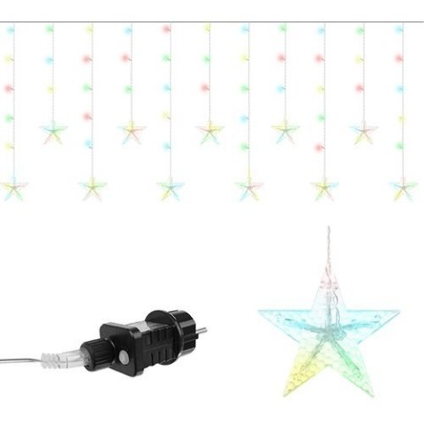 Kurtyna świetlna 108LED - multikolor 31V KŚ11319 Iso Trade