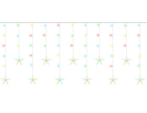 Kurtyna świetlna 108LED - multikolor 31V KŚ11319 Iso Trade