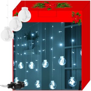 Kurtyna świetlna 108LED - zimny biały 31V KŚ11347 Iso Trade