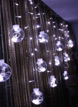 Kurtyna świetlna 108LED - zimny biały 31V KŚ11347 Iso Trade