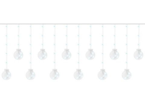 Kurtyna świetlna 108LED - zimny biały 31V KŚ11347 Iso Trade