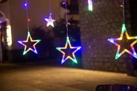 Kurtyna świetlna 138 LED - multicolor 31V KŚ11316 Iso Trade