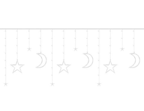 Kurtyna świetlna 138LED -ciepły biały 31V KŚ11329 Iso Trade