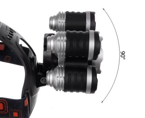 Latarka czołowa 5 x LED T6 CREE Trizand Latarka czołowa 5 x LED T6 CREE Trizand