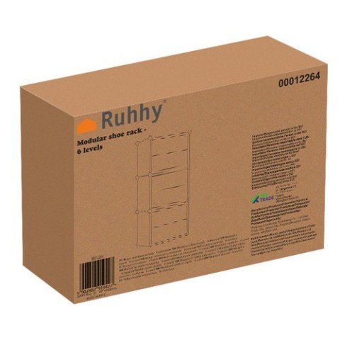 Regał modułowy na buty - 6 poziomów Ruhhy