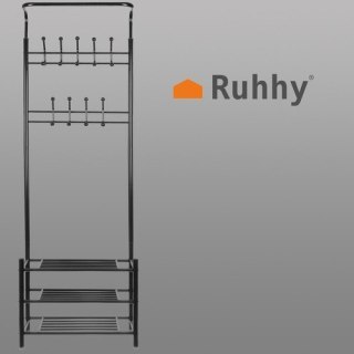 Wieszak na ubrania - stojak z półką na buty 15744 Ruhhy