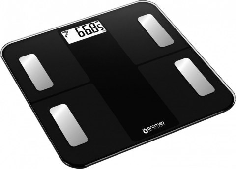 Waga łazienkowa Oro Scale Bluetooth Czarna Waga łazienkowa Oro Scale Bluetooth Czarna