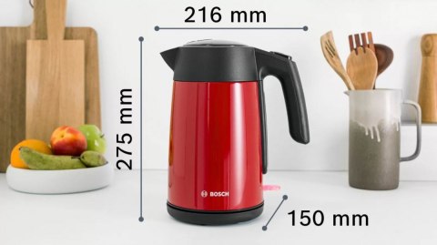 Czajnik 1,7l czerwony TWK7L464 Czajnik 1,7l czerwony TWK7L464