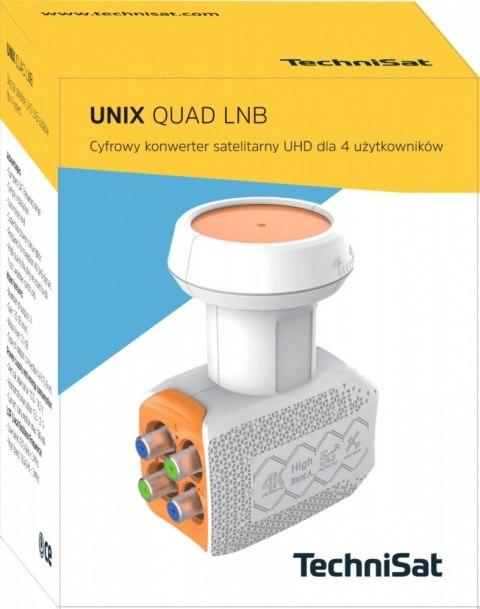 Konwerter satelitarny UNIX QUAD LNB Konwerter satelitarny UNIX QUAD LNB