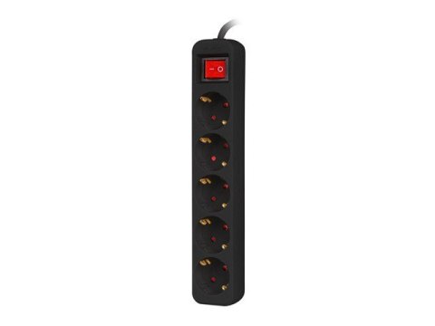 Listwa przedłużacz 3m 5x230 c PS1-05F-0300-BK Listwa przedłużacz 3m 5x230 c PS1-05F-0300-BK