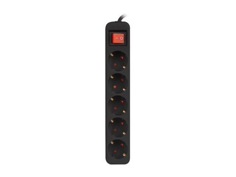 Listwa przedłużacz 3m 5x230 c PS1-05F-0300-BK Listwa przedłużacz 3m 5x230 c PS1-05F-0300-BK