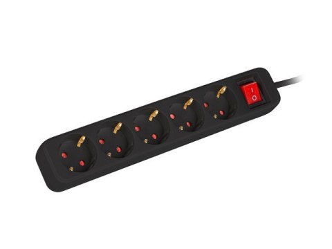 Listwa przedłużacz 3m 5x230 c PS1-05F-0300-BK Listwa przedłużacz 3m 5x230 c PS1-05F-0300-BK