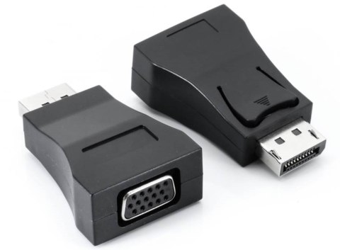 Adapter Displayport-VGA F v1.1 czarny Adapter Displayport-VGA F v1.1 czarny