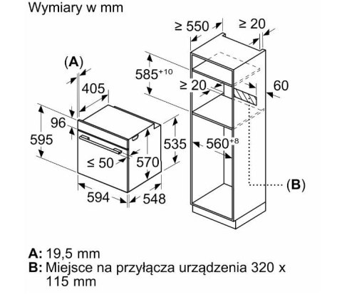 Piekarnik HBA553BA0 Piekarnik HBA553BA0