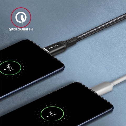 BUCM-AM15AB Kabel USB-C - USB-A, 1.5m, USB 2.0, 3A, ALU, oplot, Czarny BUCM-AM15AB Kabel USB-C - USB-A, 1.5m, USB 2.0, 3A, ALU, oplot, Czarny