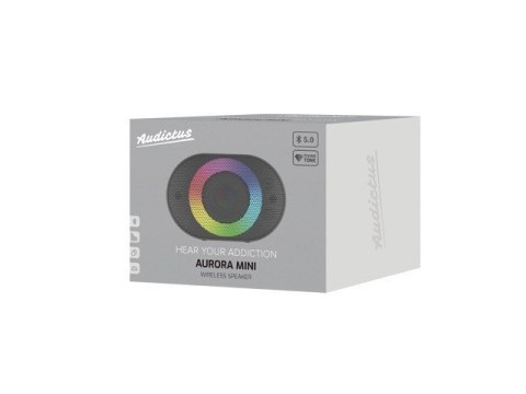 Głośnik Bluetooth Aurora Mini 7W RMS RGB Głośnik Bluetooth Aurora Mini 7W RMS RGB