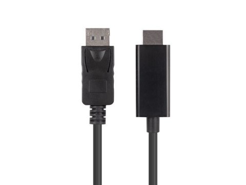 Kabel DisplayPort (M) V1.1 -> HDMI (M) 1m czarny Kabel DisplayPort (M) V1.1 -> HDMI (M) 1m czarny
