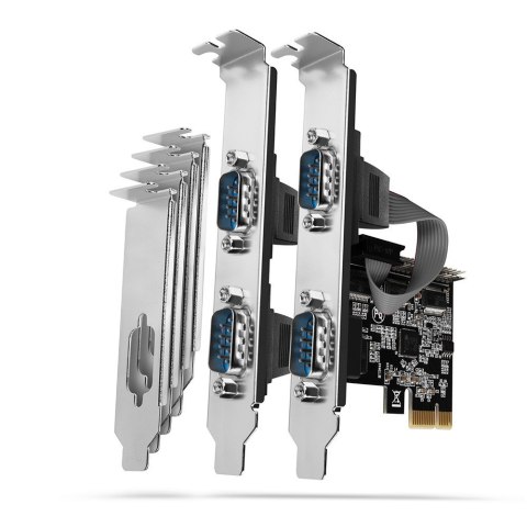 PCEA-S4N Kontroler PCIe 4x port szeregowy RS232 250 kbps, w zestawie SP & LP PCEA-S4N Kontroler PCIe 4x port szeregowy RS232 250 kbps, w zestawie SP & LP