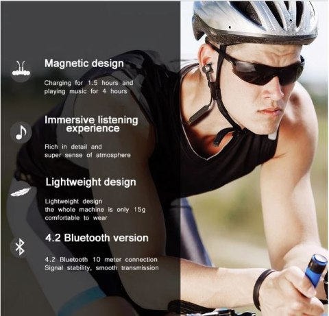 Słuchawki Bluetooth B923BL Sport Red Słuchawki Bluetooth B923BL Sport Red