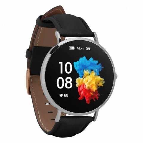 Smartwatch Verona Srebrno-czarny Smartwatch Verona Srebrno-czarny