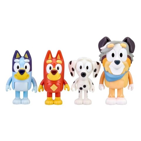 Bluey Figurki 4pak Szkolna paczka Bluey Figurki 4pak Szkolna paczka