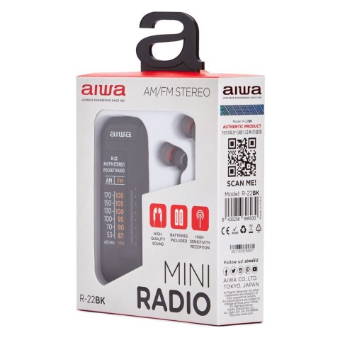 Radio kieszonkowe R-22BK Radio kieszonkowe R-22BK