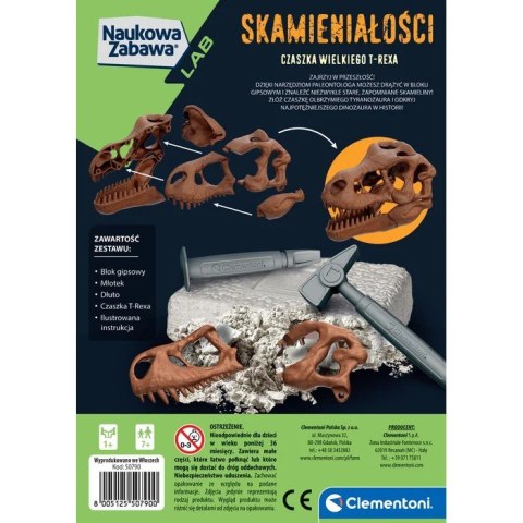 Zestaw naukowy Skamieniałości Czaszka T-Rexa Zestaw naukowy Skamieniałości Czaszka T-Rexa