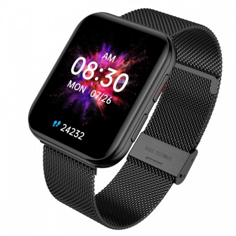 Smartwatch GRC Maxx Czarny stalowy Smartwatch GRC Maxx Czarny stalowy