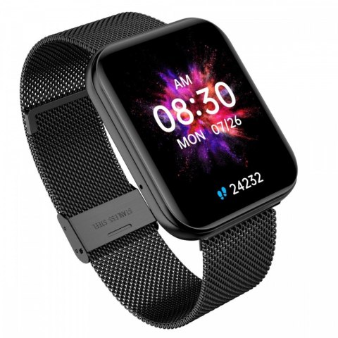 Smartwatch GRC Maxx Czarny stalowy Smartwatch GRC Maxx Czarny stalowy