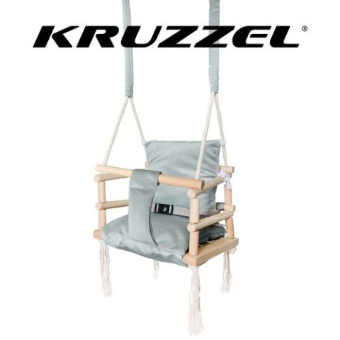 Huśtawka szara NEW H18026 Kruzzel