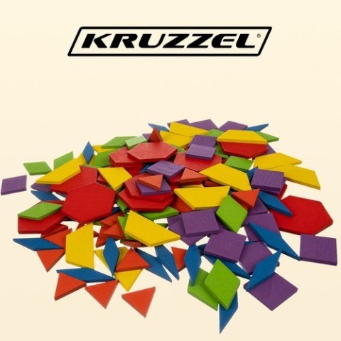 Układanka edukacyjna- figury geometryczne Kruzzel Układanka edukacyjna- figury geometryczne Kruzzel