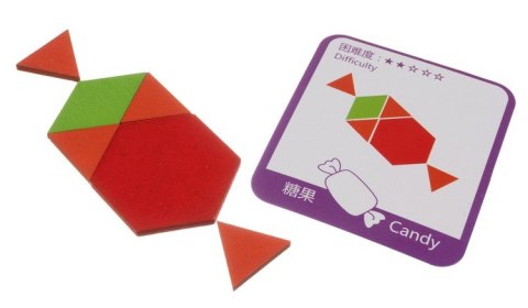 Układanka edukacyjna- figury geometryczne Kruzzel Układanka edukacyjna- figury geometryczne Kruzzel