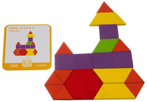 Układanka edukacyjna- figury geometryczne Kruzzel Układanka edukacyjna- figury geometryczne Kruzzel