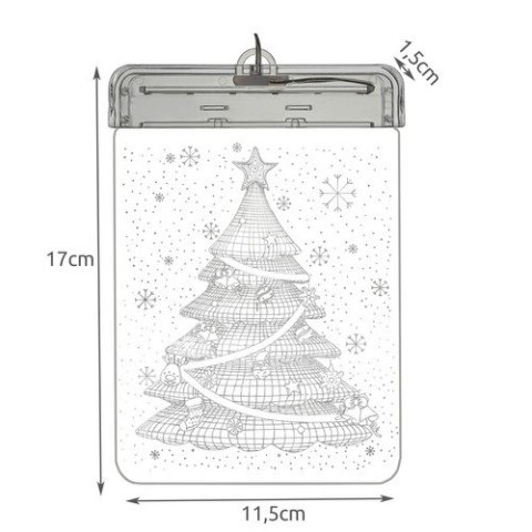 Witraż LED 3D- choinka Malatec Witraż LED 3D- choinka Malatec