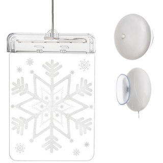 Witraż LED 3D- śnieżynka Malatec