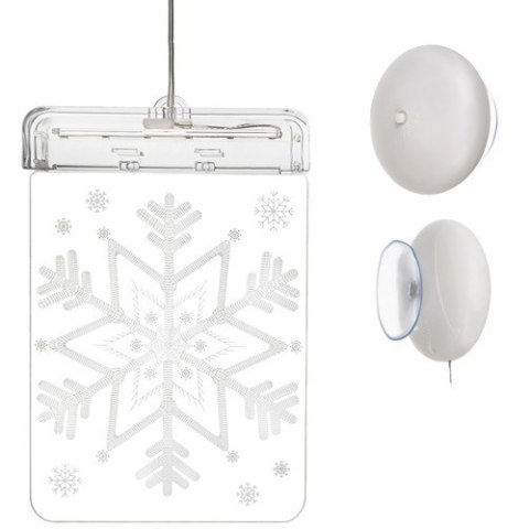 Witraż LED 3D- śnieżynka Malatec Witraż LED 3D- śnieżynka Malatec