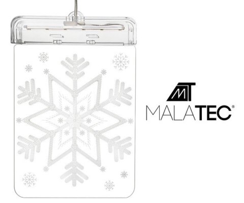 Witraż LED 3D- śnieżynka Malatec Witraż LED 3D- śnieżynka Malatec
