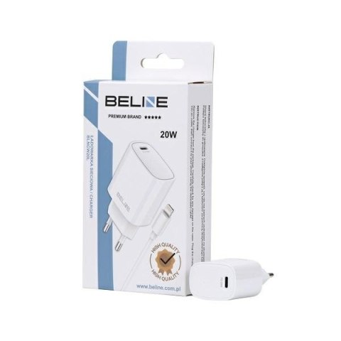 Ładowarka sieciowa 20W USB-C+kabel Lightning Ładowarka sieciowa 20W USB-C+kabel Lightning